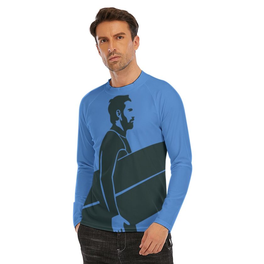 Johnny Utah's Surf School Long-Sleeve Rash Guard - Image 2