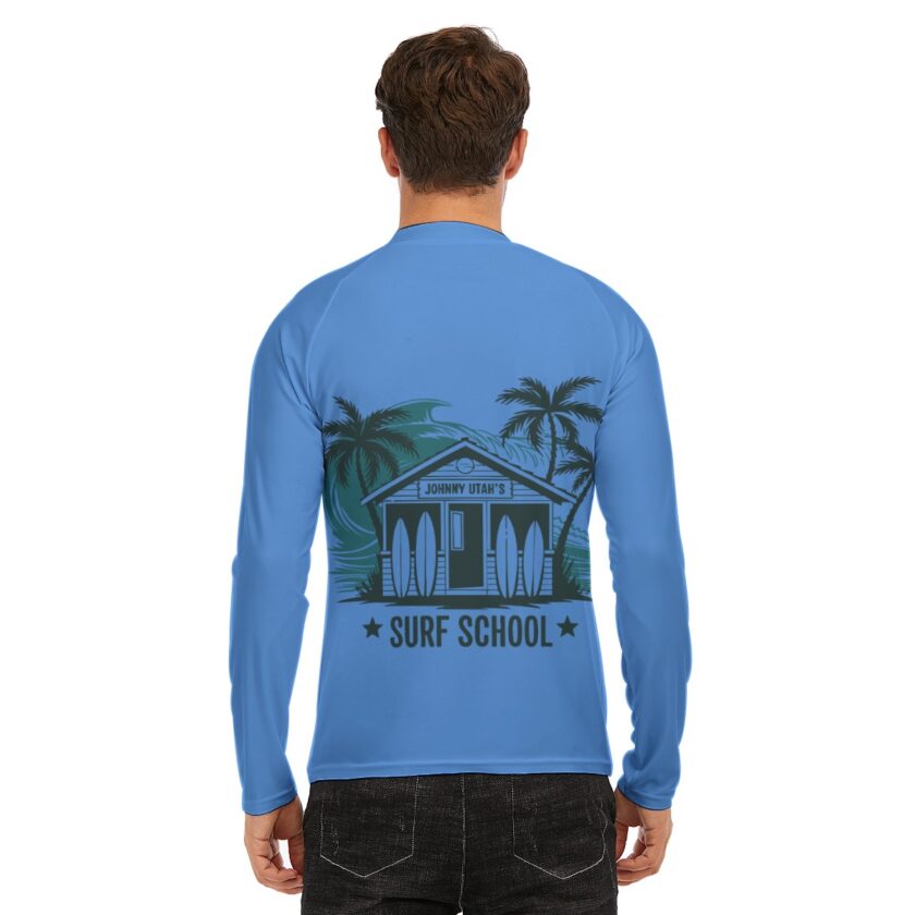 Johnny Utah's Surf School Long-Sleeve Rash Guard - Image 5